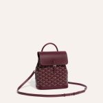 Goyard Alpin Mini Backpack Burgundy - Image 4